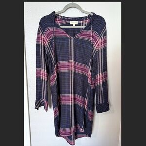 NWOT Cloth & Stone Plaid Dress